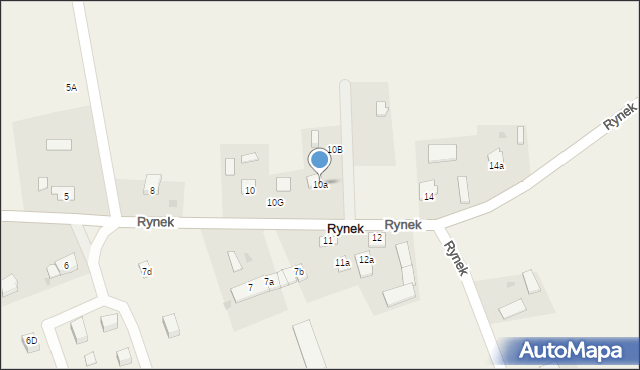 Rynek, Rynek, 10a, mapa Rynek