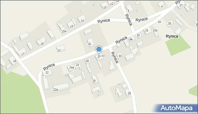 Rynica, Rynica, 27, mapa Rynica