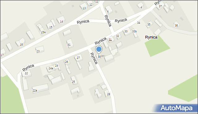 Rynica, Rynica, 30, mapa Rynica