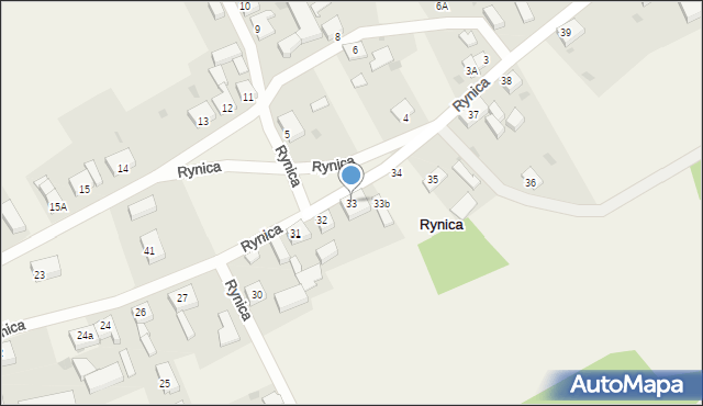 Rynica, Rynica, 33, mapa Rynica