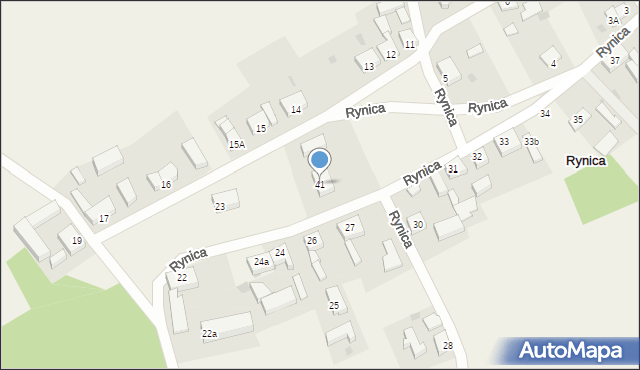 Rynica, Rynica, 41, mapa Rynica