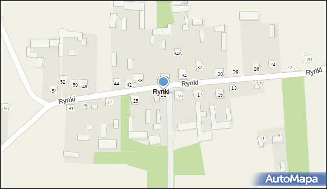 Rynki, Rynki, 21, mapa Rynki