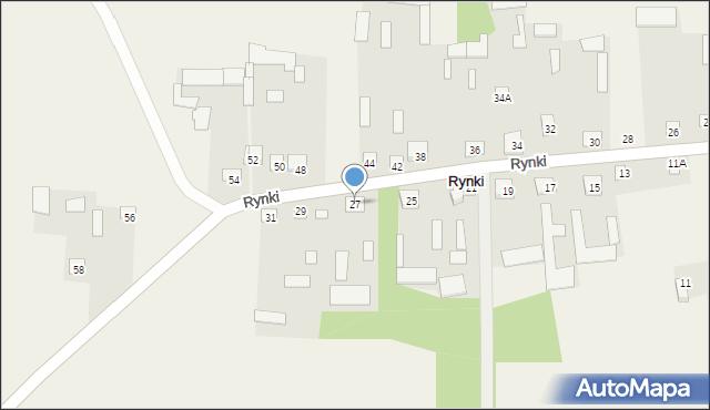 Rynki, Rynki, 27, mapa Rynki