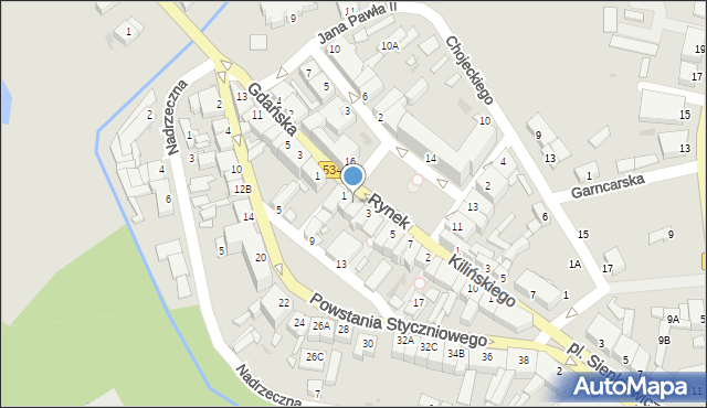 Rypin, Rynek, 2, mapa Rypin