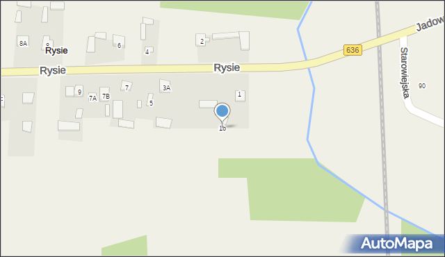 Rysie, Rysie, 1b, mapa Rysie