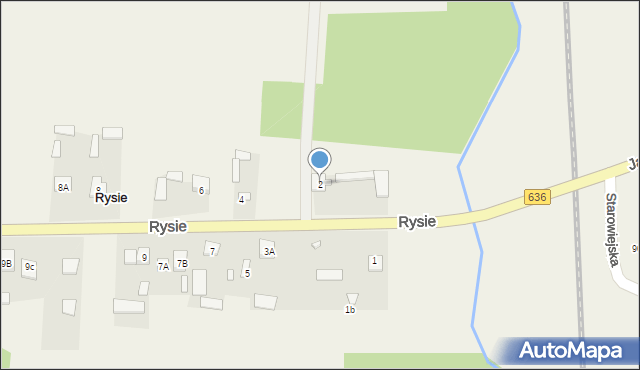 Rysie, Rysie, 2, mapa Rysie
