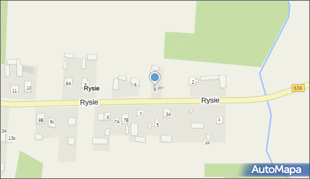 Rysie, Rysie, 4, mapa Rysie