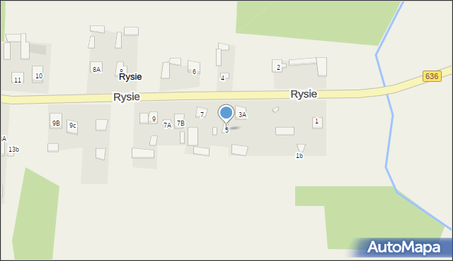 Rysie, Rysie, 5, mapa Rysie