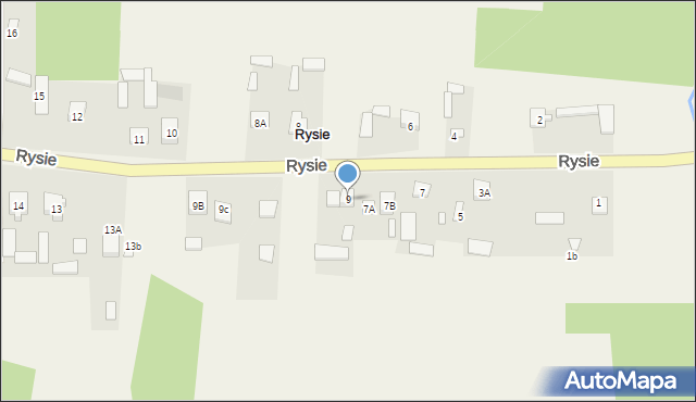 Rysie, Rysie, 9, mapa Rysie