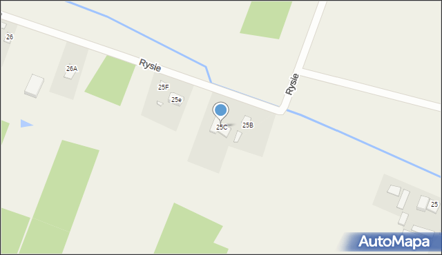 Rysie, Rysie, 25C, mapa Rysie