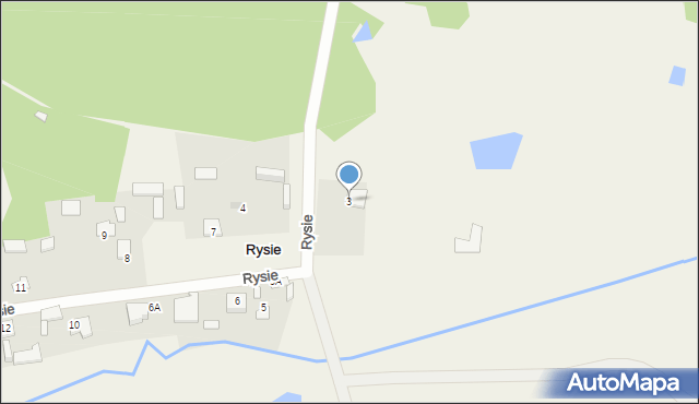 Rysie, Rysie, 3, mapa Rysie