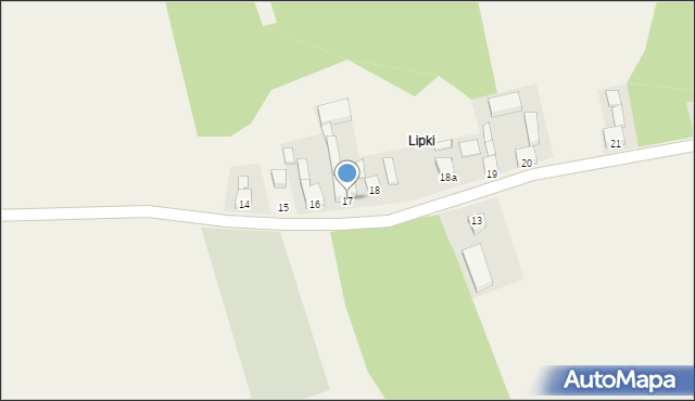 Ryszewko, Ryszewko, 17, mapa Ryszewko