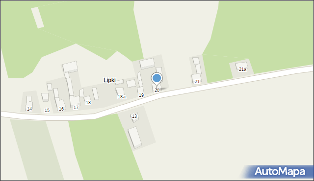 Ryszewko, Ryszewko, 20, mapa Ryszewko