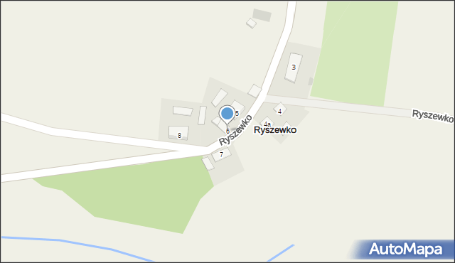 Ryszewko, Ryszewko, 6, mapa Ryszewko