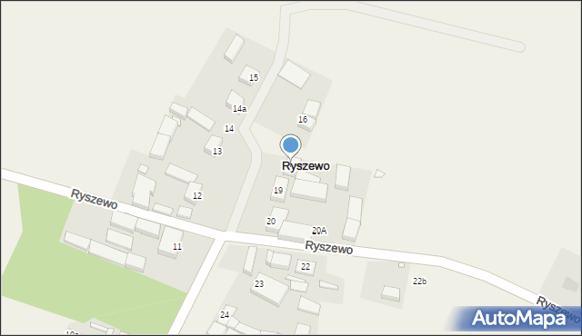 Ryszewo, Ryszewo, 18, mapa Ryszewo