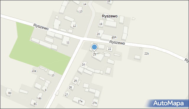 Ryszewo, Ryszewo, 23, mapa Ryszewo