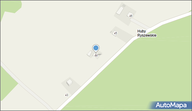 Ryszewo, Ryszewo, 44, mapa Ryszewo