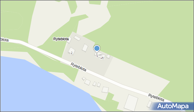 Rytebłota, Rytebłota, 1, mapa Rytebłota