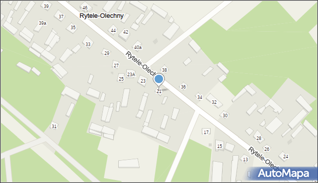 Rytele-Olechny, Rytele-Olechny, 21, mapa Rytele-Olechny