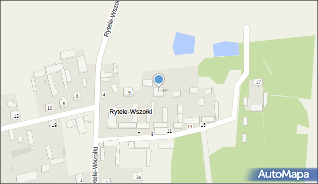 Rytele-Wszołki, Rytele-Wszołki, 9, mapa Rytele-Wszołki