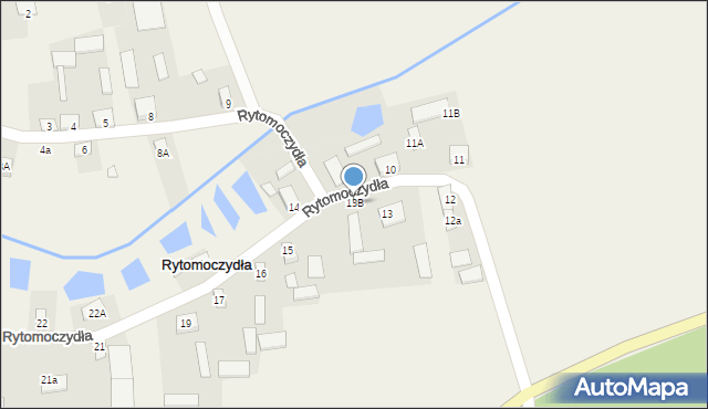 Rytomoczydła, Rytomoczydła, 13B, mapa Rytomoczydła