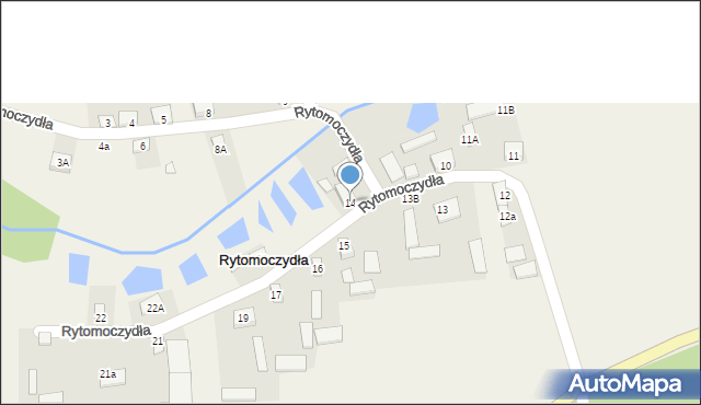 Rytomoczydła, Rytomoczydła, 14, mapa Rytomoczydła