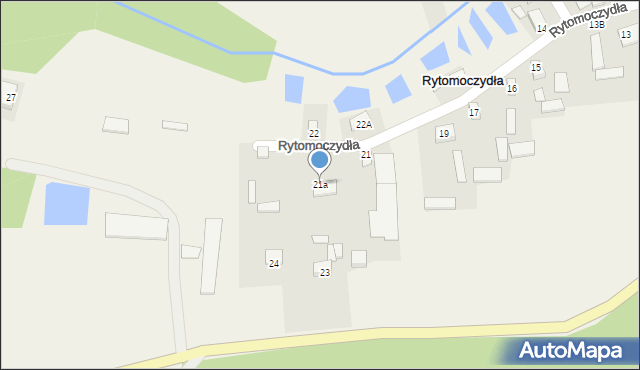 Rytomoczydła, Rytomoczydła, 21a, mapa Rytomoczydła