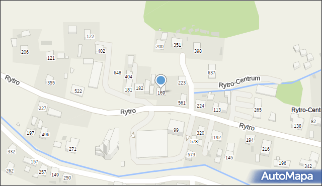 Rytro, Rytro, 169, mapa Rytro