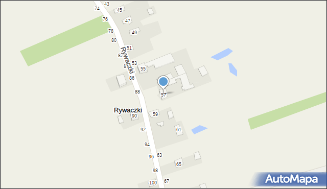 Rywaczki, Rywaczki, 57, mapa Rywaczki