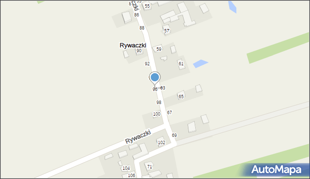 Rywaczki, Rywaczki, 96, mapa Rywaczki