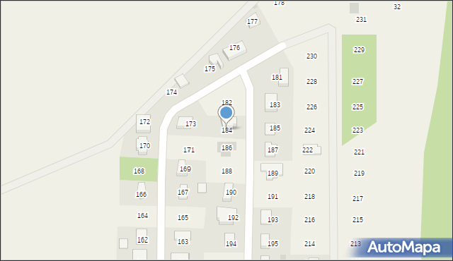 Ryżki, Ryżki, 184, mapa Ryżki