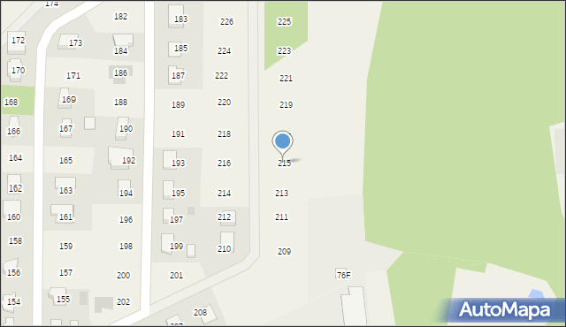 Ryżki, Ryżki, 215, mapa Ryżki