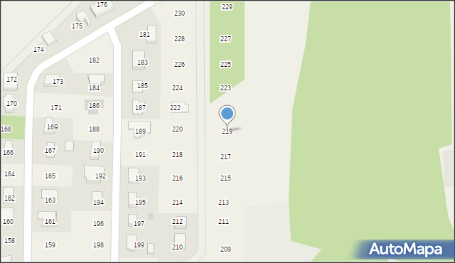 Ryżki, Ryżki, 219, mapa Ryżki