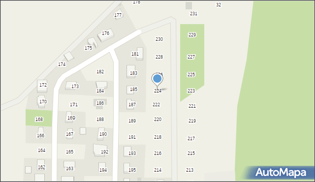 Ryżki, Ryżki, 224, mapa Ryżki