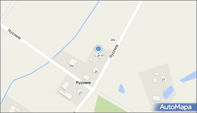 Ryzowie, Ryzowie, 27, mapa Ryzowie