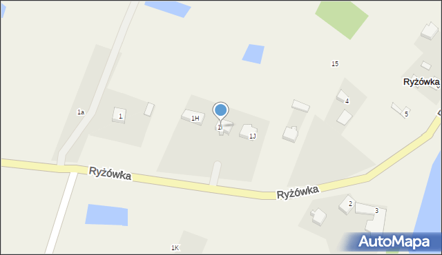 Ryżówka, Ryżówka, 1i, mapa Ryżówka