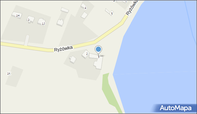 Ryżówka, Ryżówka, 3, mapa Ryżówka