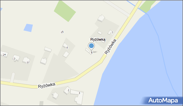 Ryżówka, Ryżówka, 5, mapa Ryżówka