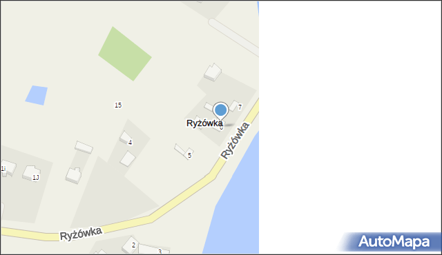 Ryżówka, Ryżówka, 6, mapa Ryżówka