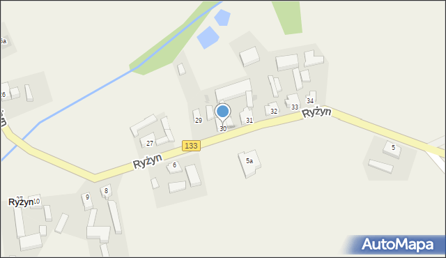 Ryżyn, Ryżyn, 30, mapa Ryżyn