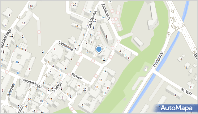 Sanok, Rynek, 11, mapa Sanok