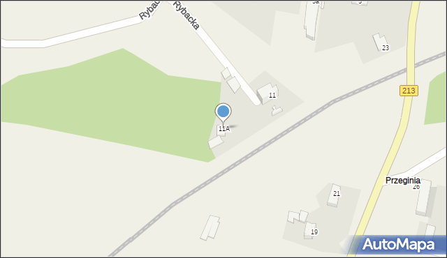 Siemianice, Rybacka, 11A, mapa Siemianice