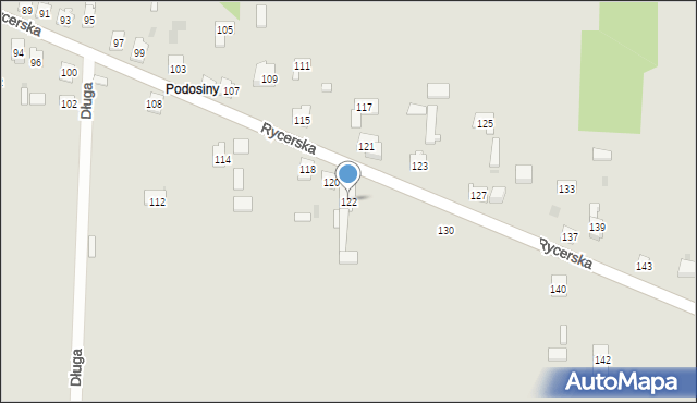 Skarżysko-Kamienna, Rycerska, 122, mapa Skarżysko-Kamienna