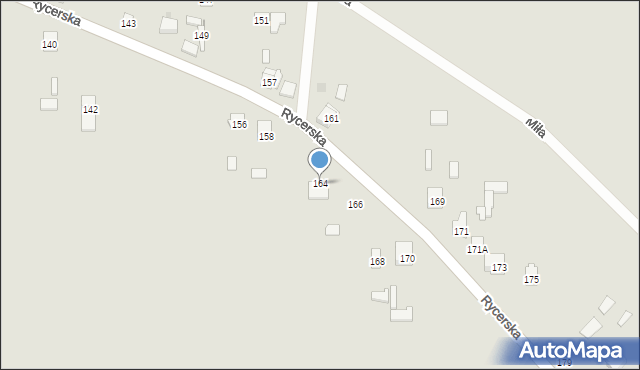 Skarżysko-Kamienna, Rycerska, 164, mapa Skarżysko-Kamienna