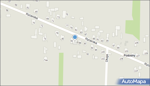 Skarżysko-Kamienna, Rycerska, 86, mapa Skarżysko-Kamienna