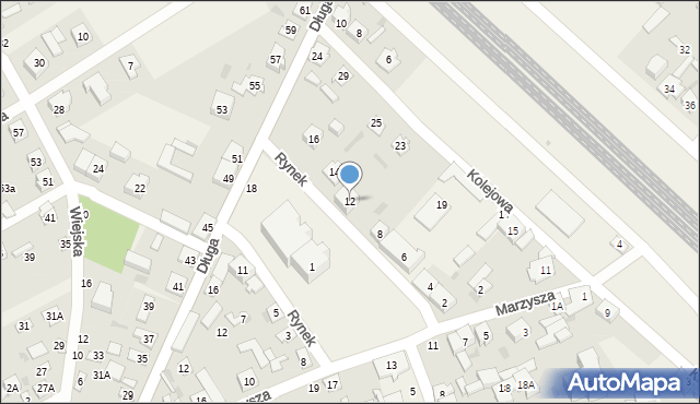 Sobolew, Rynek, 12, mapa Sobolew