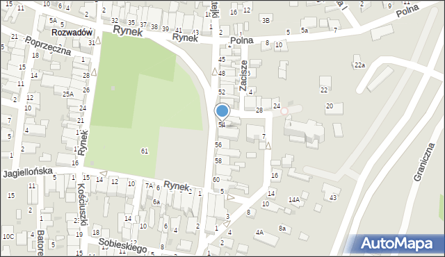 Stalowa Wola, Rynek, 54A, mapa Stalowa Wola