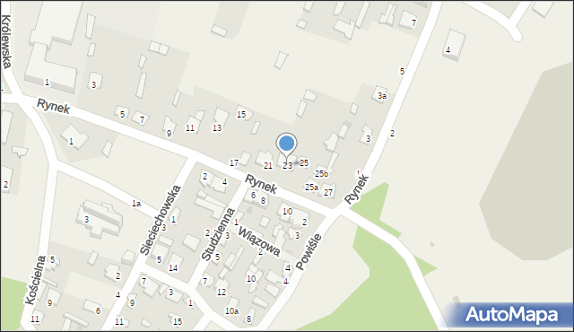 Stężyca, Rynek, 23, mapa Stężyca