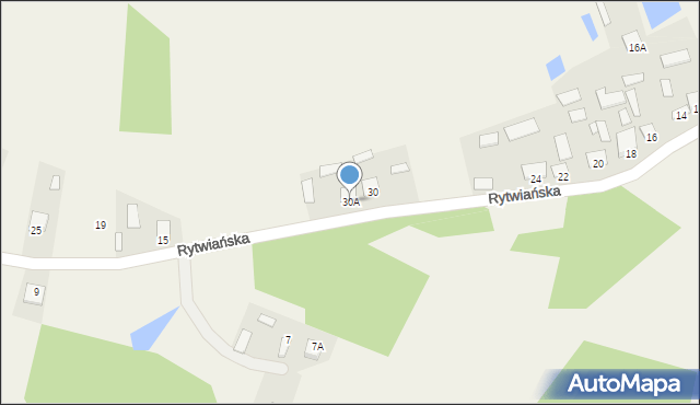 Strzegomek, Rytwiańska, 30A, mapa Strzegomek