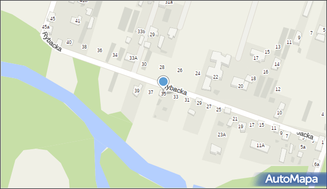 Suchocin, Rybacka, 35, mapa Suchocin